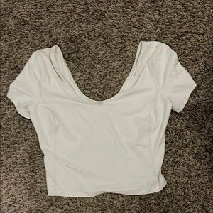 Lululemon white/cream align top